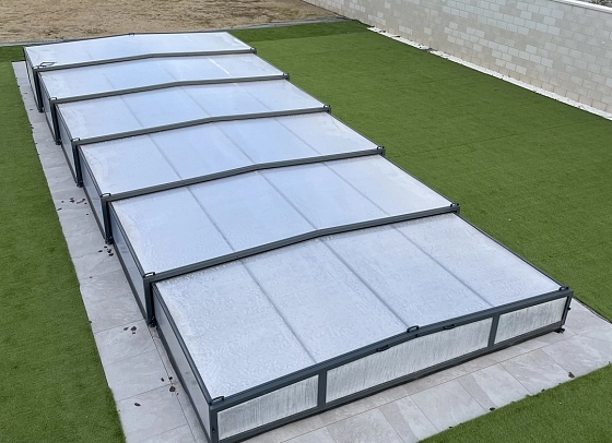 Vivienda unifamiliar: Revestimiento e impermeabilización de piscina con lámina armada de PVC